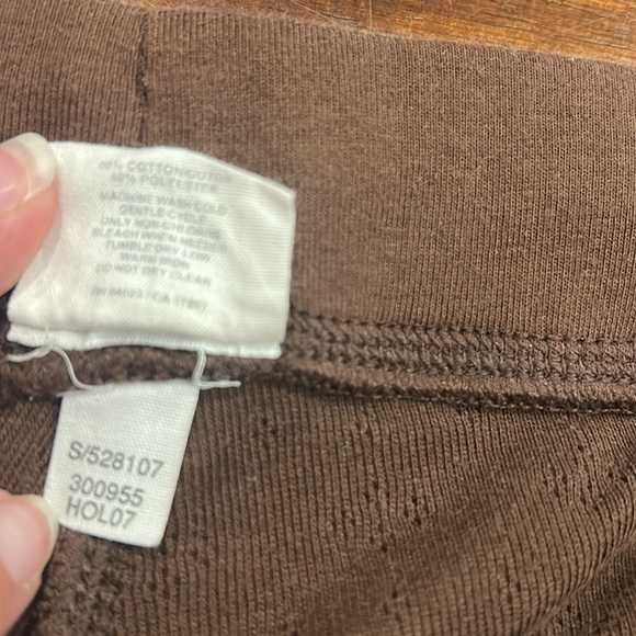 Loungewear bottoms Capri with drawstring waist and eyelets - Picture 5 of 7